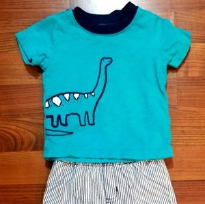 Carter's 3pc baby boy Dino outfit